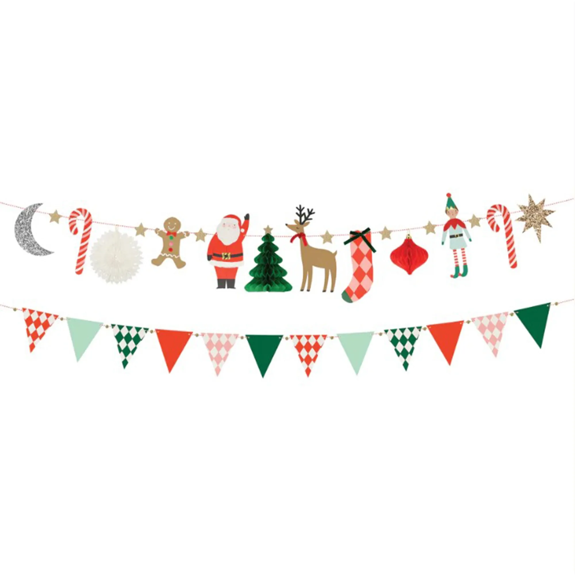 Meri Meri - 2 m Weihnachtsfiguren Girlande