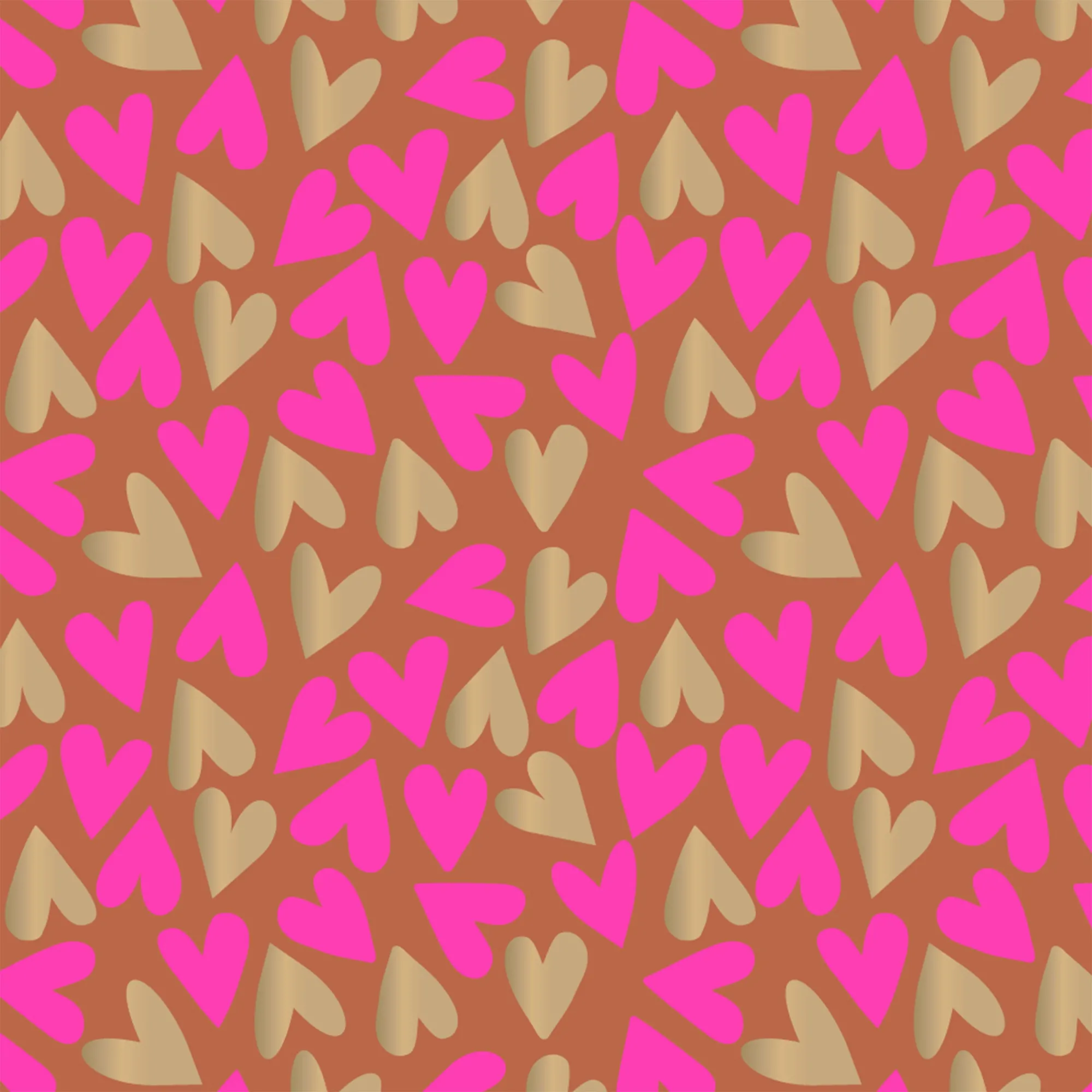 Geschenkschachtel S "Herzen" Pink