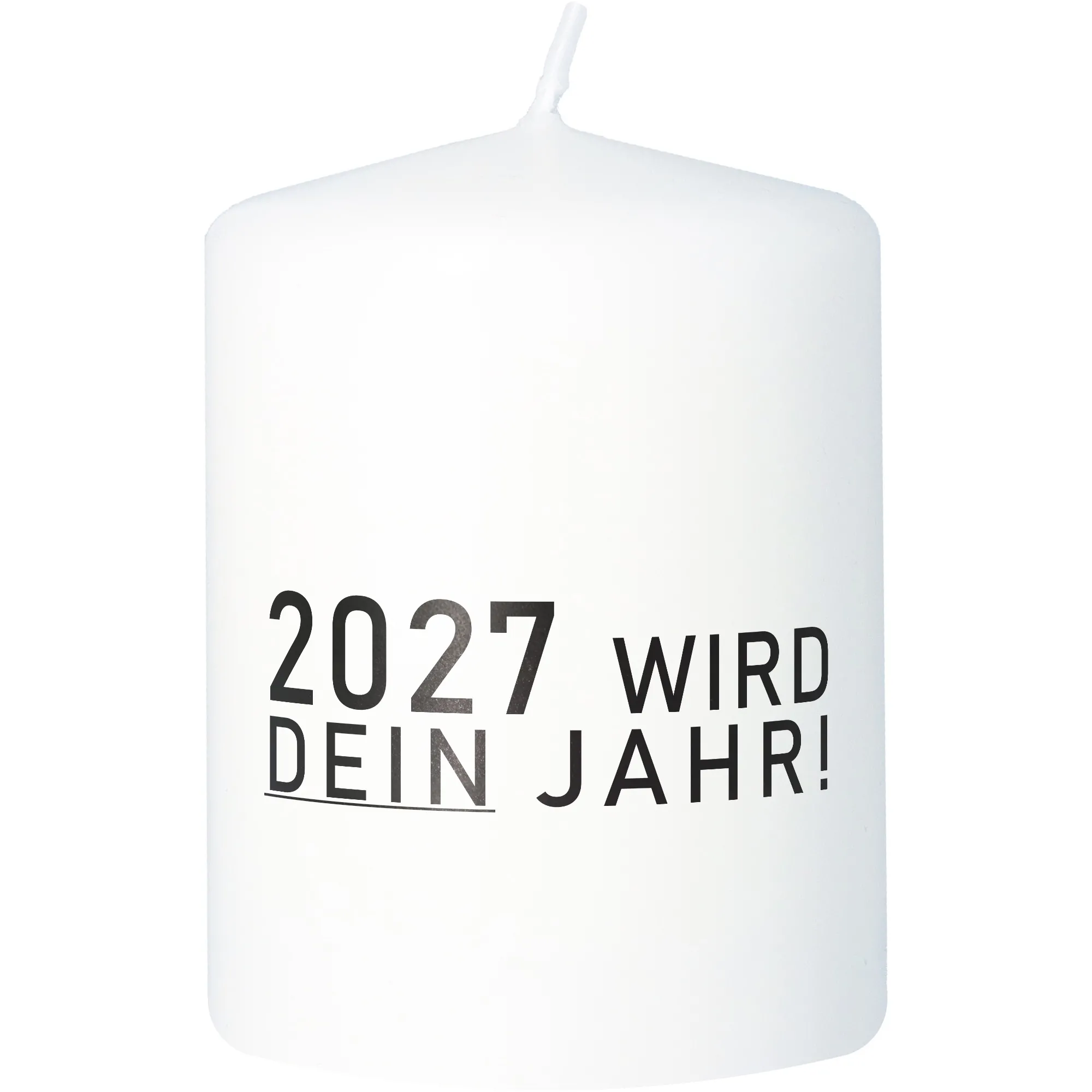 Kerze "2027 wird dein Jahr!"