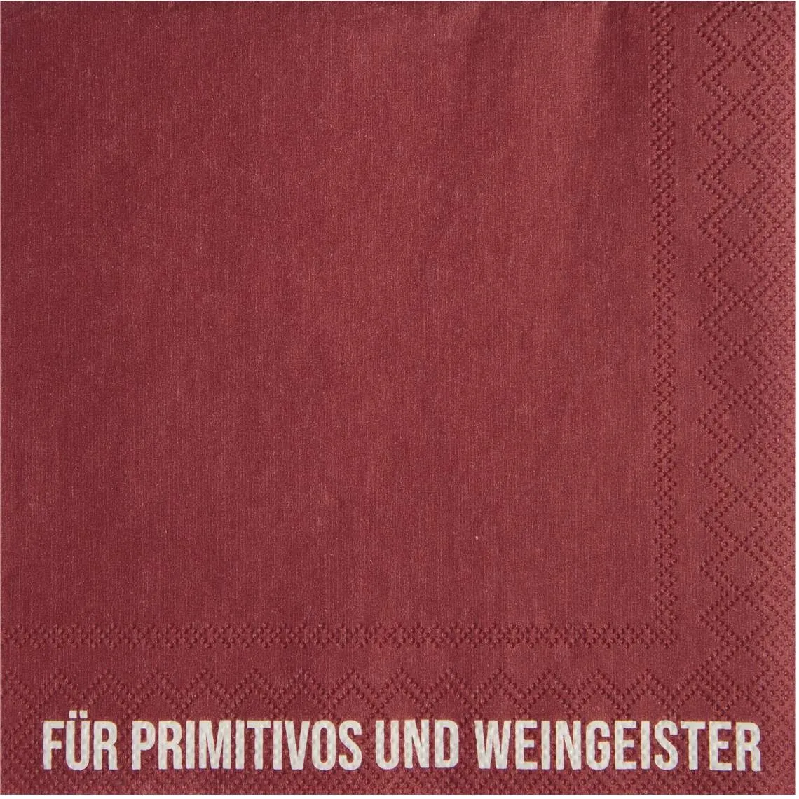 Räder Design - 20 Cocktailservietten "Für Primitivos und Weingeister"