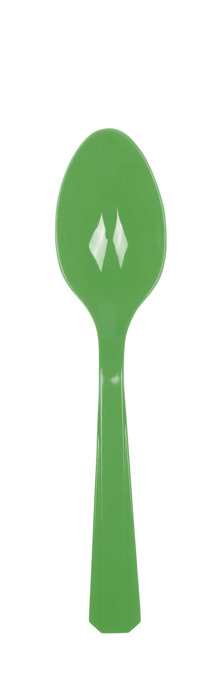 Festliches Grün - 10 Plastiklöffel
