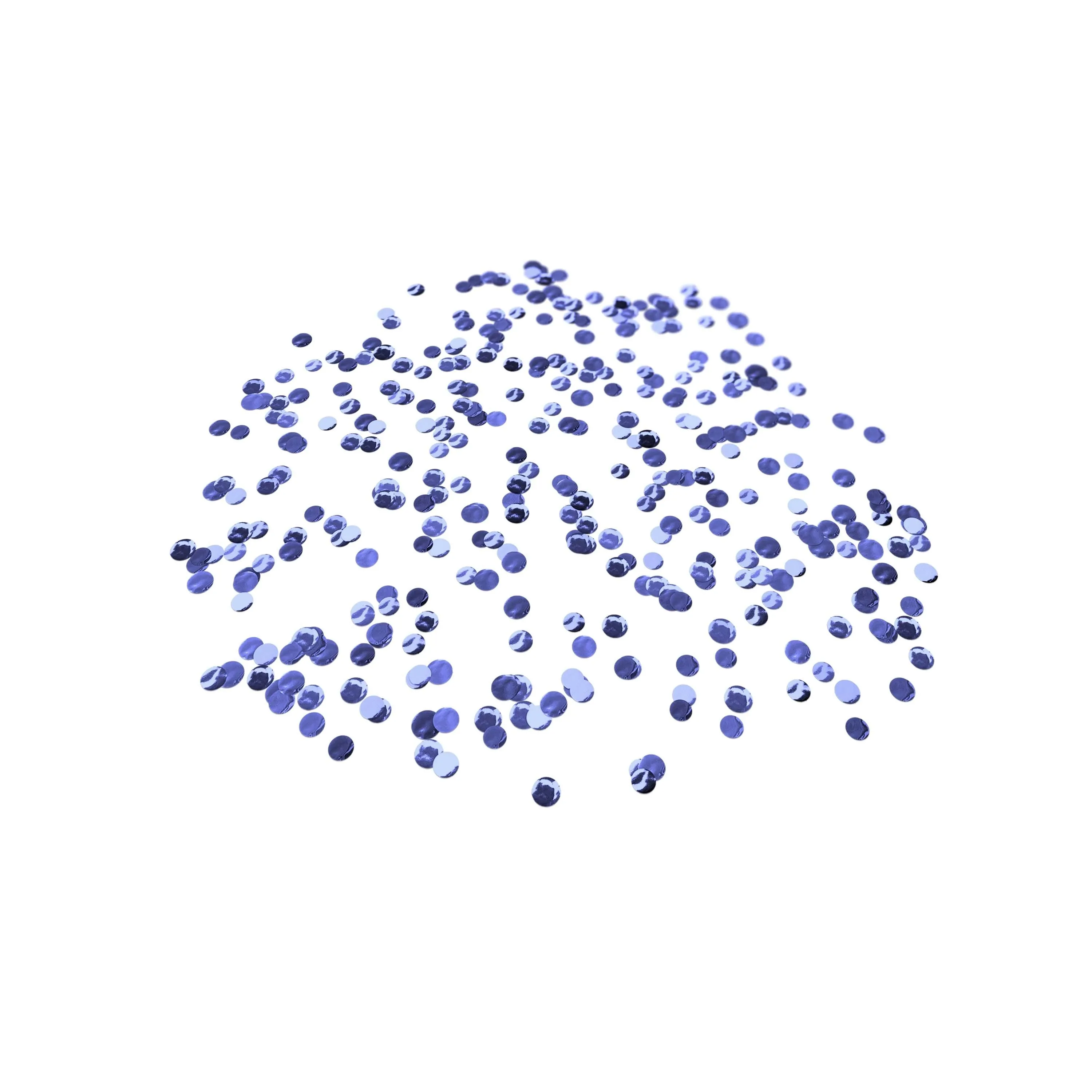 Folienkonfetti 1cm Rund 100g Blau