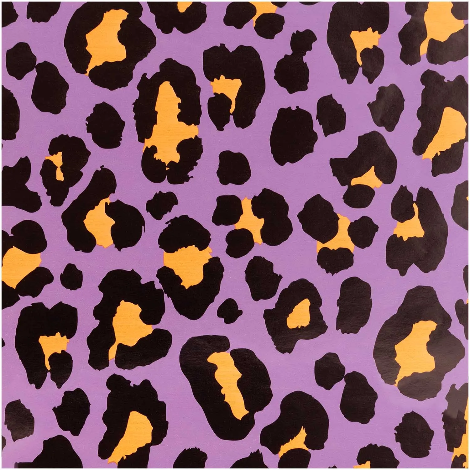 Geschenkpapier auf Rolle, "Acid Leo"- Lila 3m