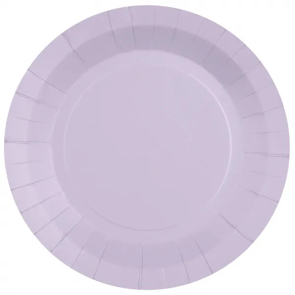 10 Pappteller - Violett