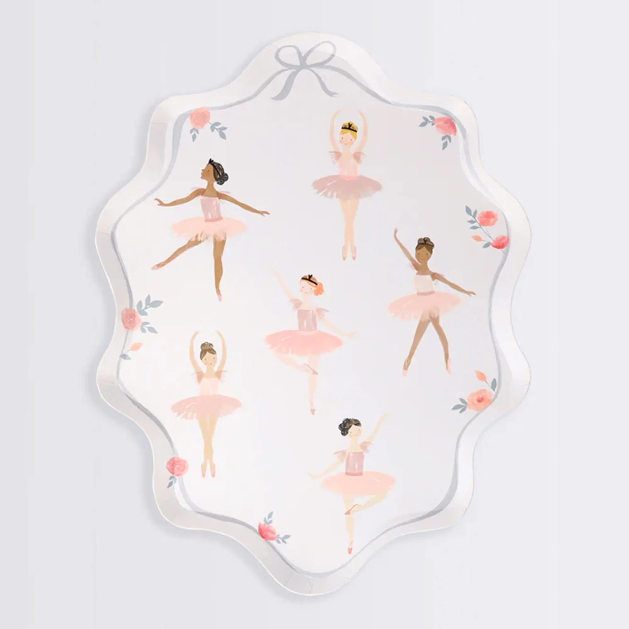 Tellerspiegel, Ballettfiguren, Prinzessin, Rosa, Dekor