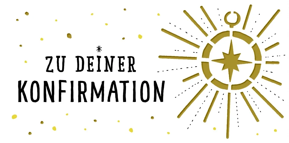 Geld- oder Gutscheinumschlag "Zu Deiner Konfirmation"