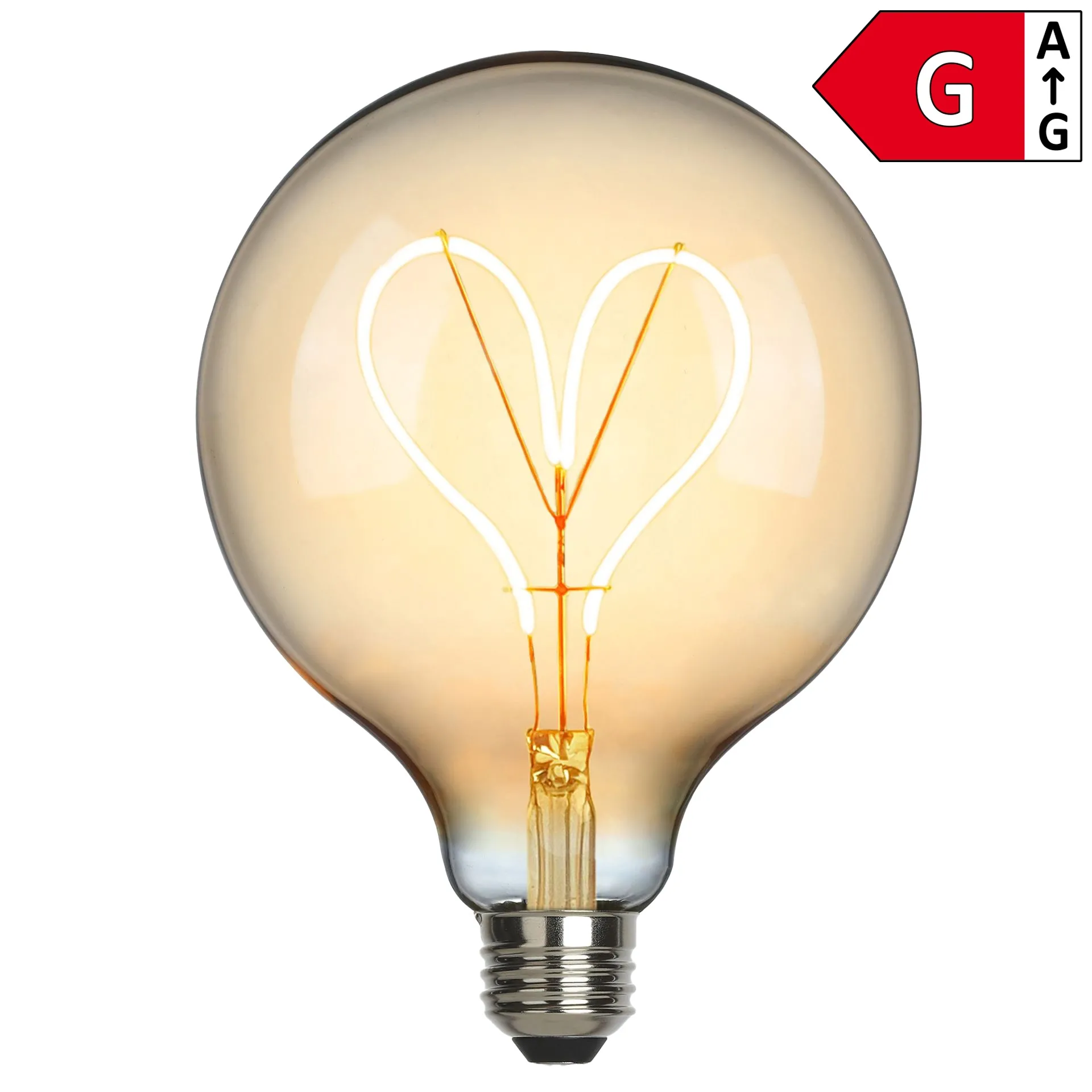 Sompex - LED Filament Leuchtmittel 12,5 cm, Herz
