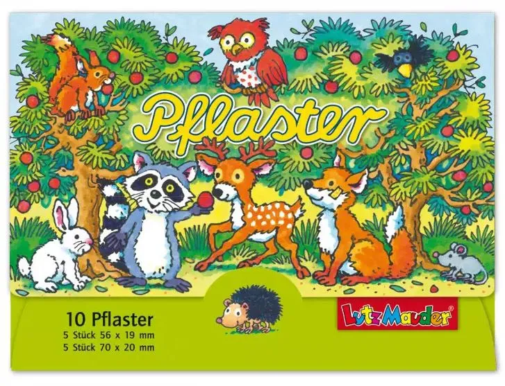 10 Pflaster "Waldtiere"