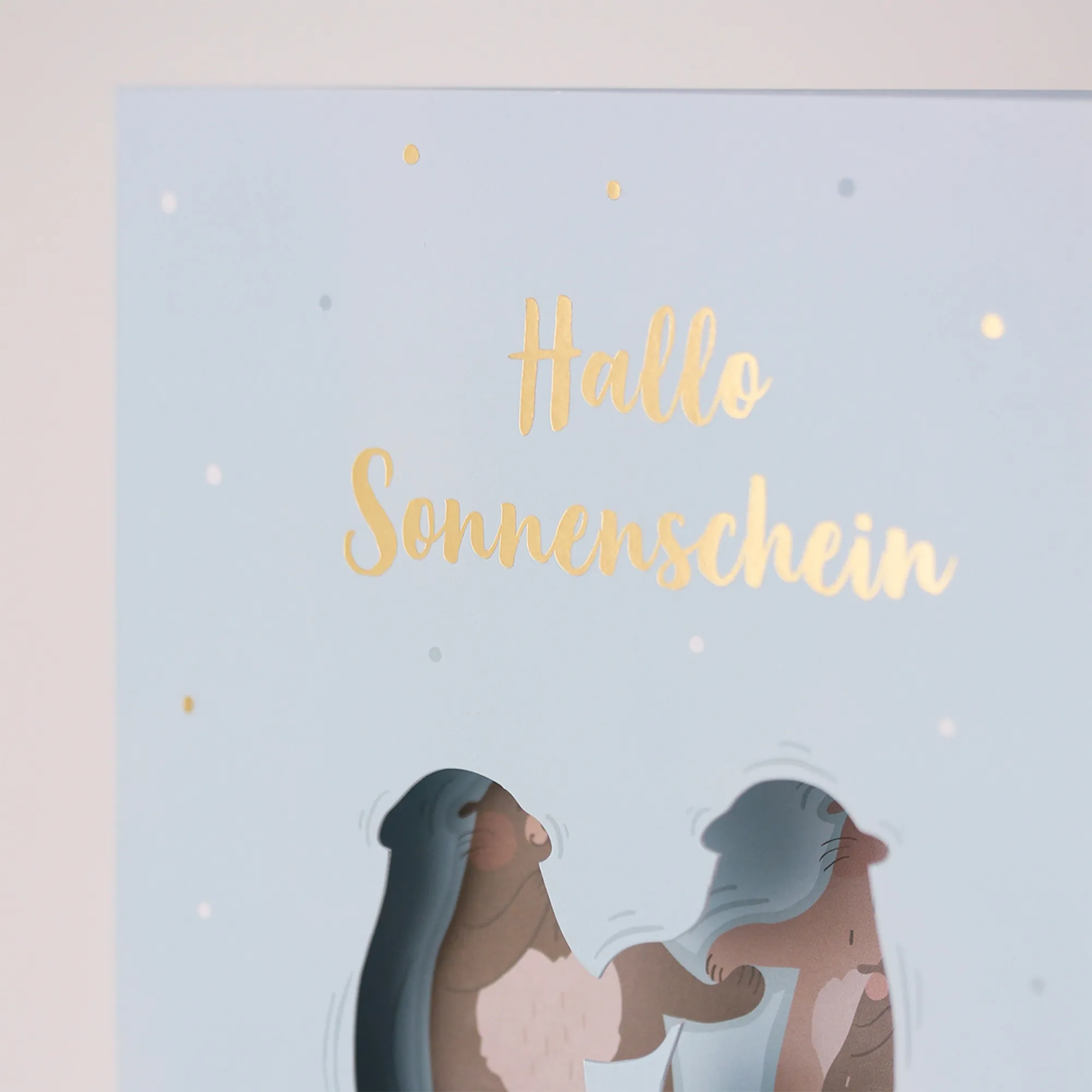 Musikkarte "Hallo Sonnenschein"