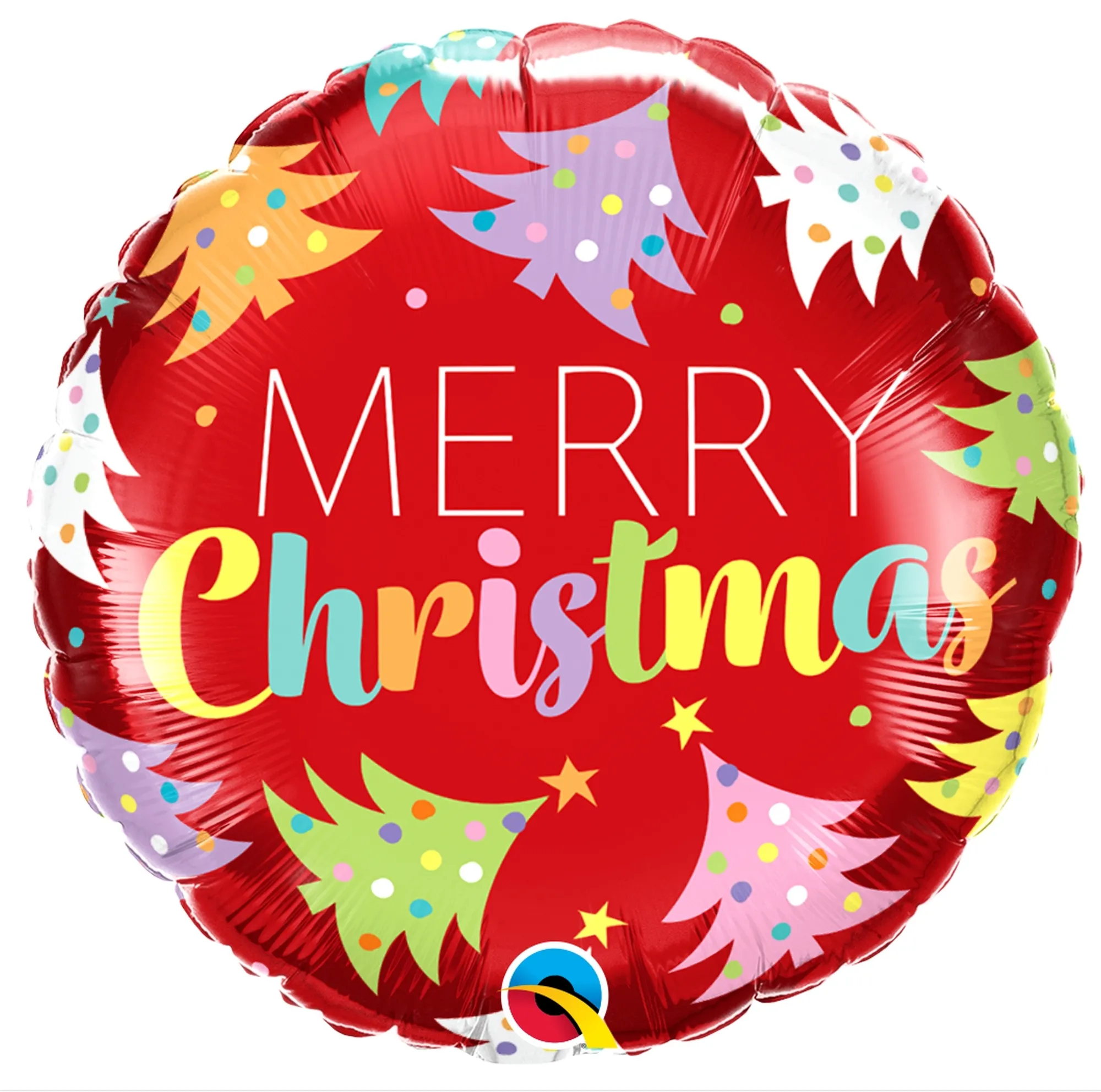Folienballon Merry Christmas  Bunt 45cm