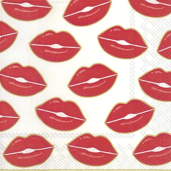 20 Servietten "Kisses for you"