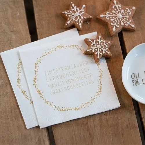 Plätzchen, Ausstechformen, Zuckerguss, Weihnachten, Servietten