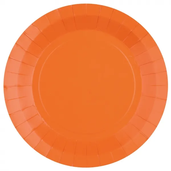 10 Pappteller - Orange
