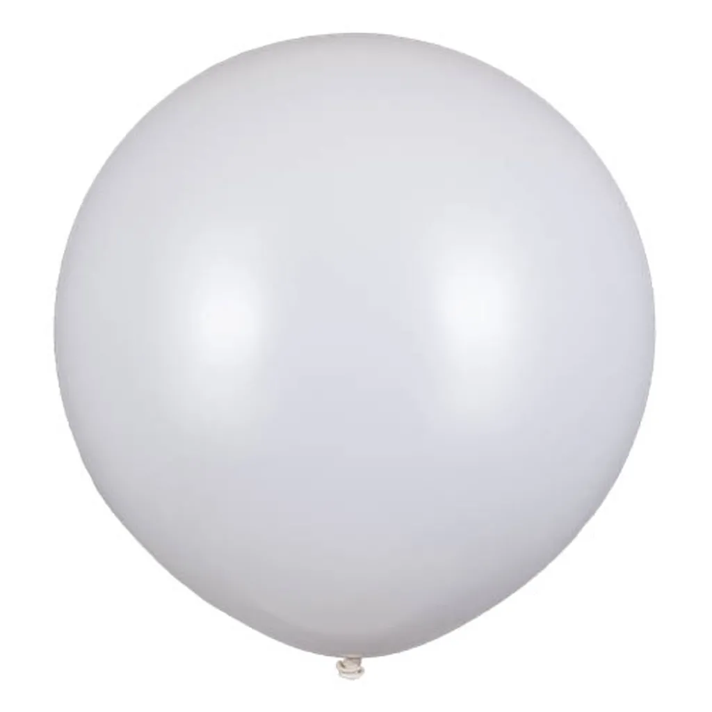 Ballon, weißer Ballon, Luftballon, Dekoration Ballon, Ballongröße mittel