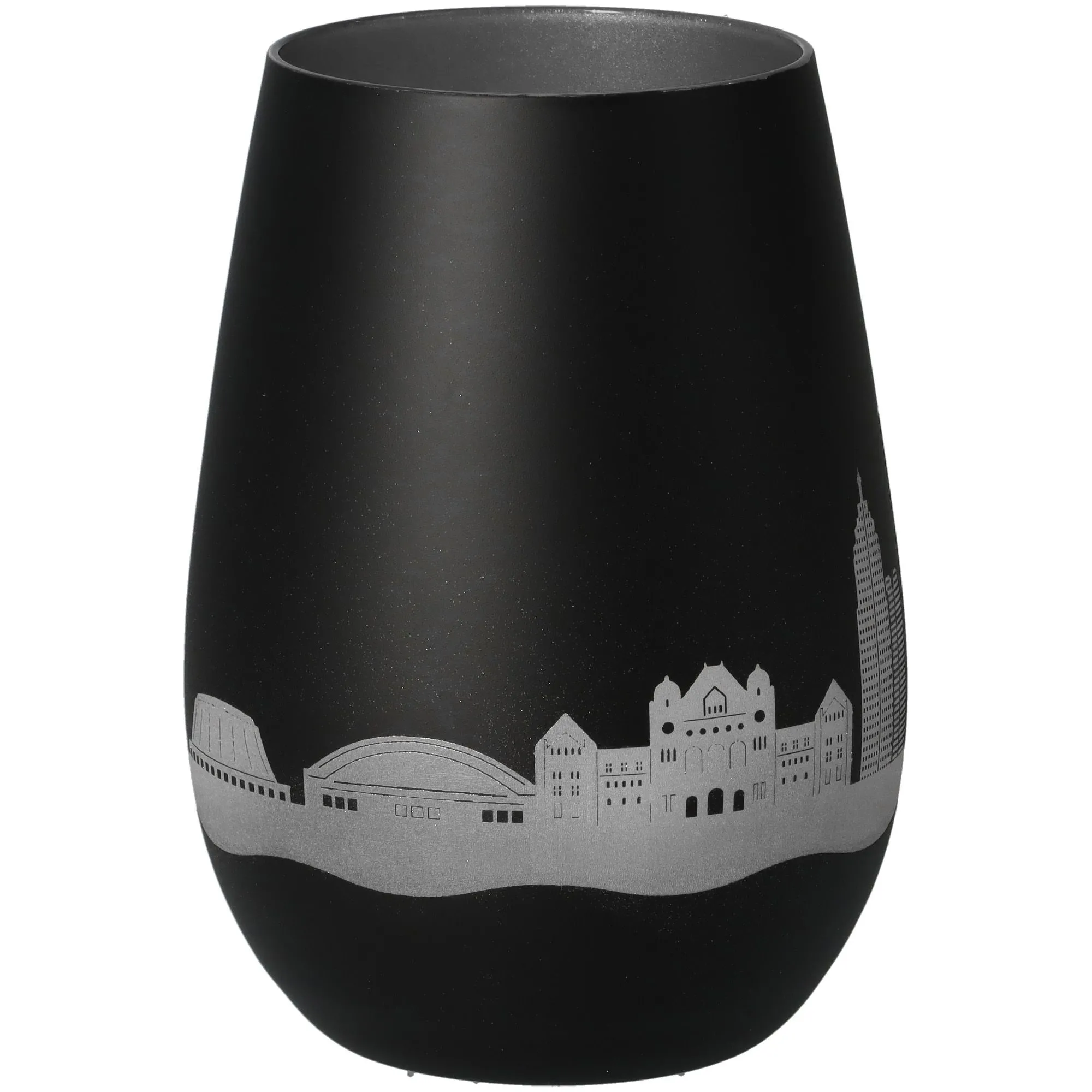 Goodtimes Windlicht Skyline Toronto Schwarz/Silber