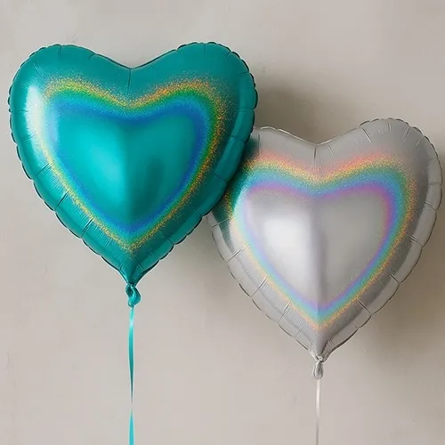 Herzballon, Folienballon, Herzform, Luftballon, Deko
