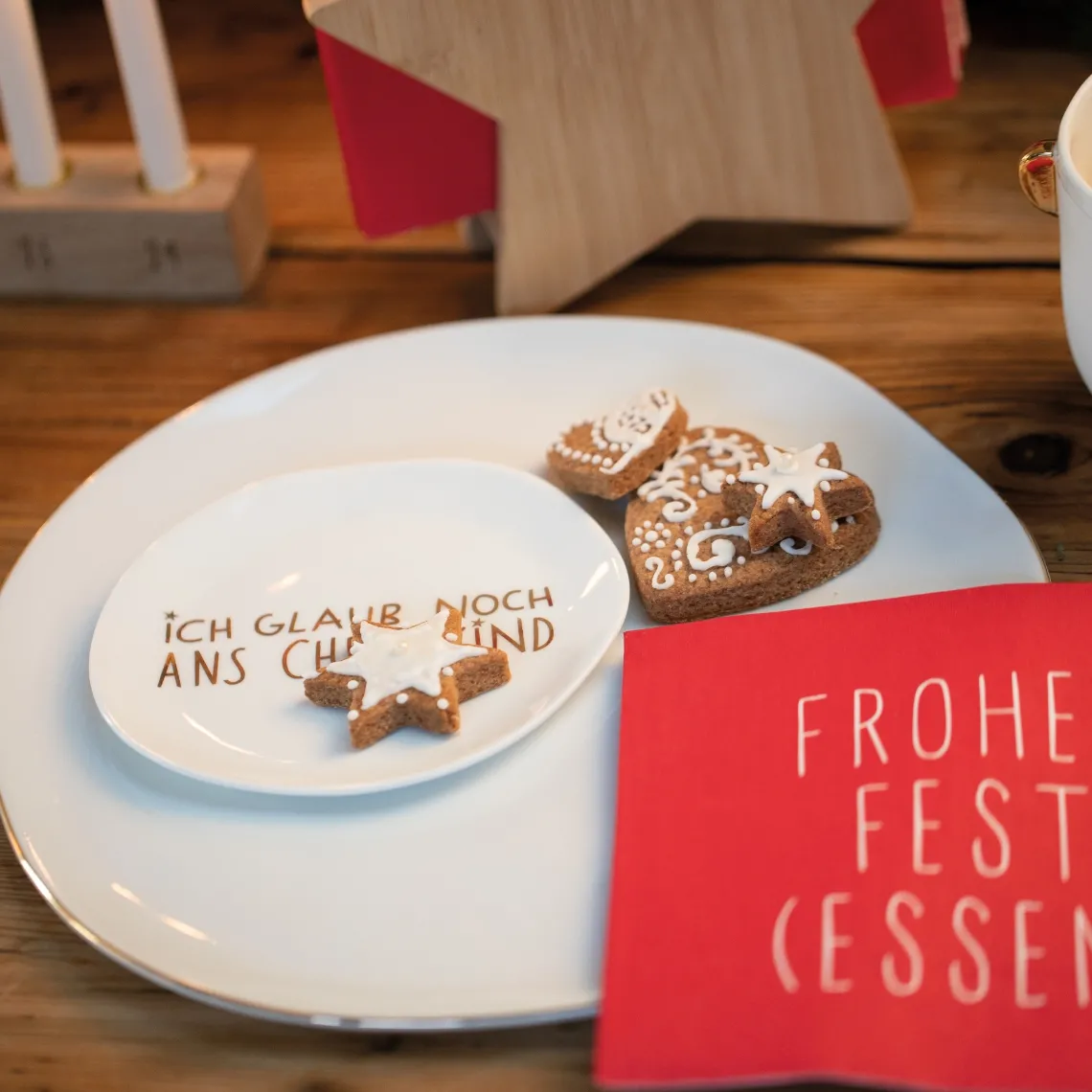 Räder Design -  Weihnachtsteller "Christkind"