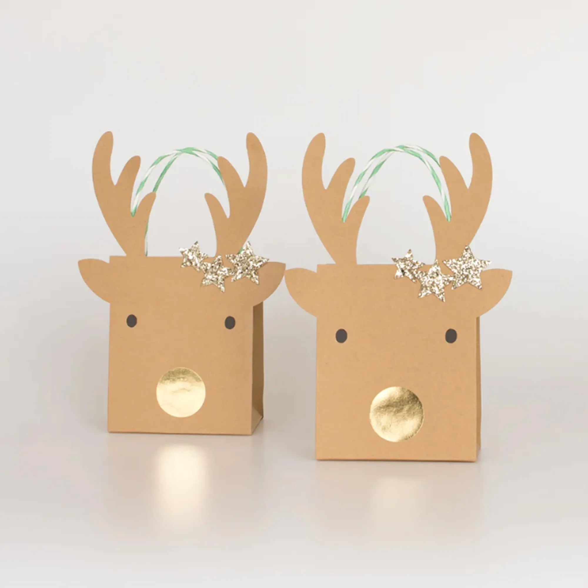Meri Meri - 2 kleine Rentier Geschenktüten