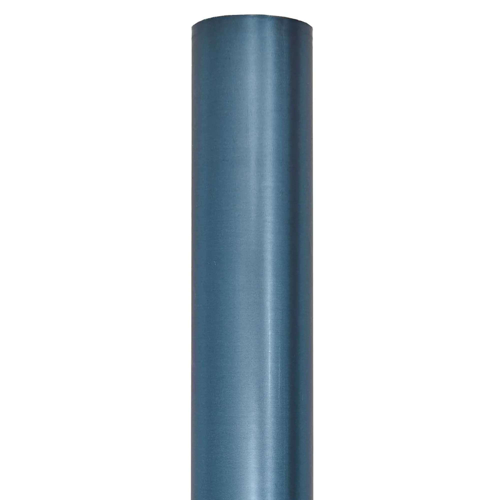Geschenkpapier auf Rolle, Metallic Blau Matt 2m